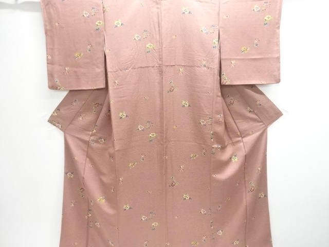 JAPANESE KIMONO / KOMON / PEONY & TACHIBANA